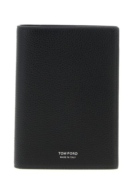 TOM FORD Hammered Leather Passport Holder