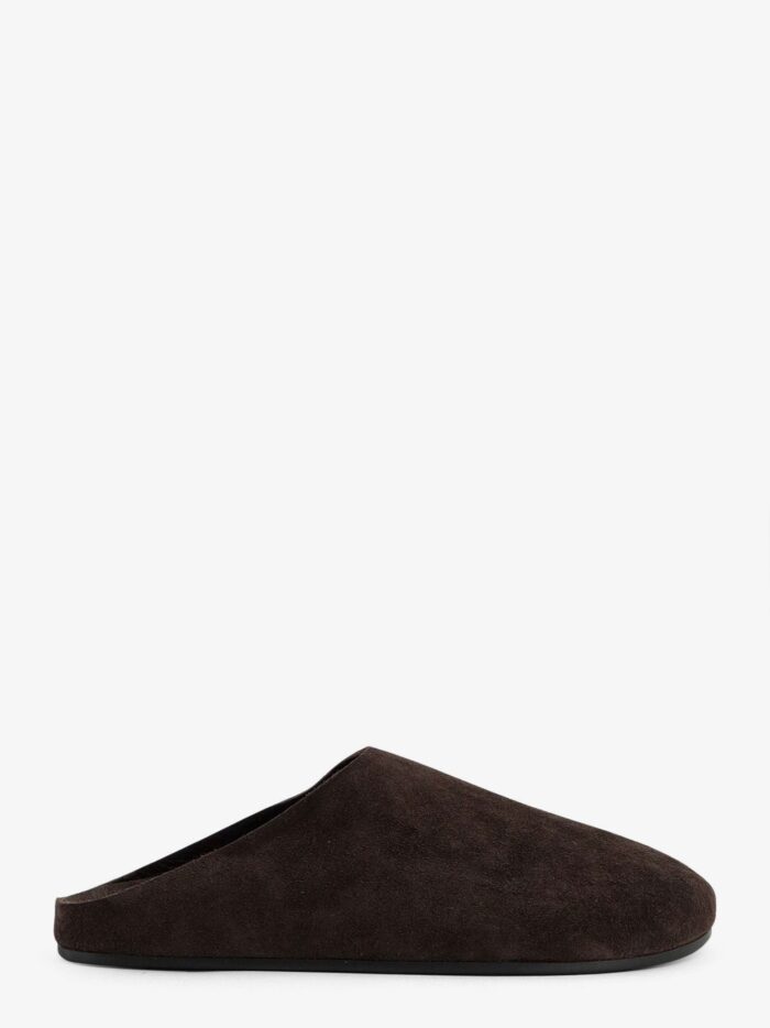 the row hammered leather sandals THE ROW Hammered Leather Sandals
