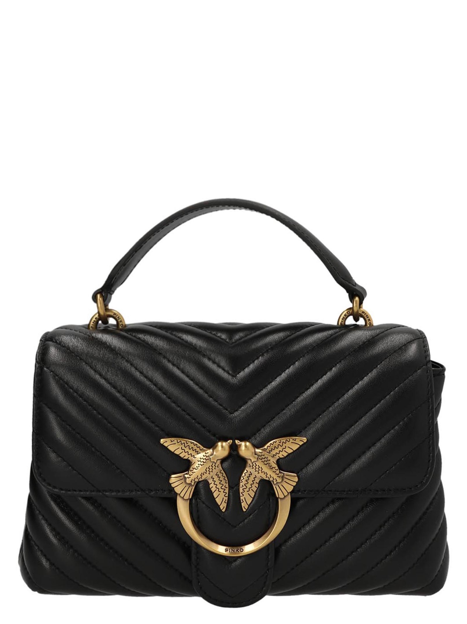 Pinko Hand Bag 'Big Lady Love Bag Puff Chevron'