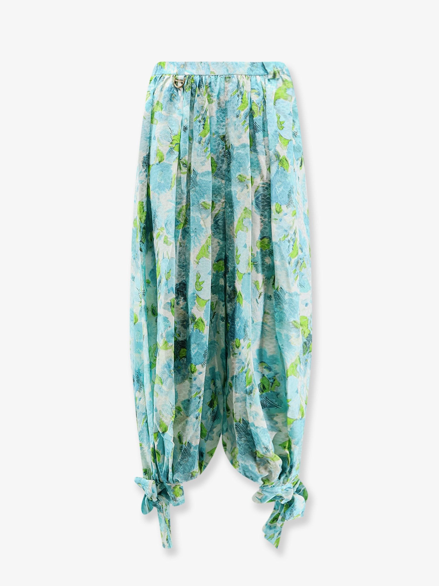 CHLOE' Harem Multicolor Silk Trousers