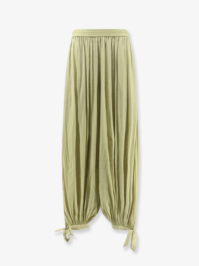 chloe' harem trousers with knot detail CHLOE' Harem Trousers With Knot Detail
