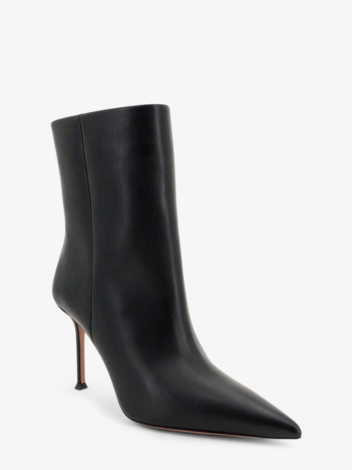 AQUAZZURA Harper Leather Ankle Boots
