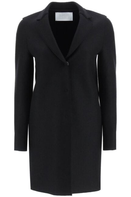 Harris Wharf London Single-breasted Coat In Pressed Wool