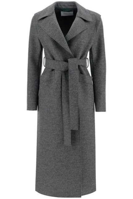 HARRIS WHARF LONDON Long Coat In Pressed Wool