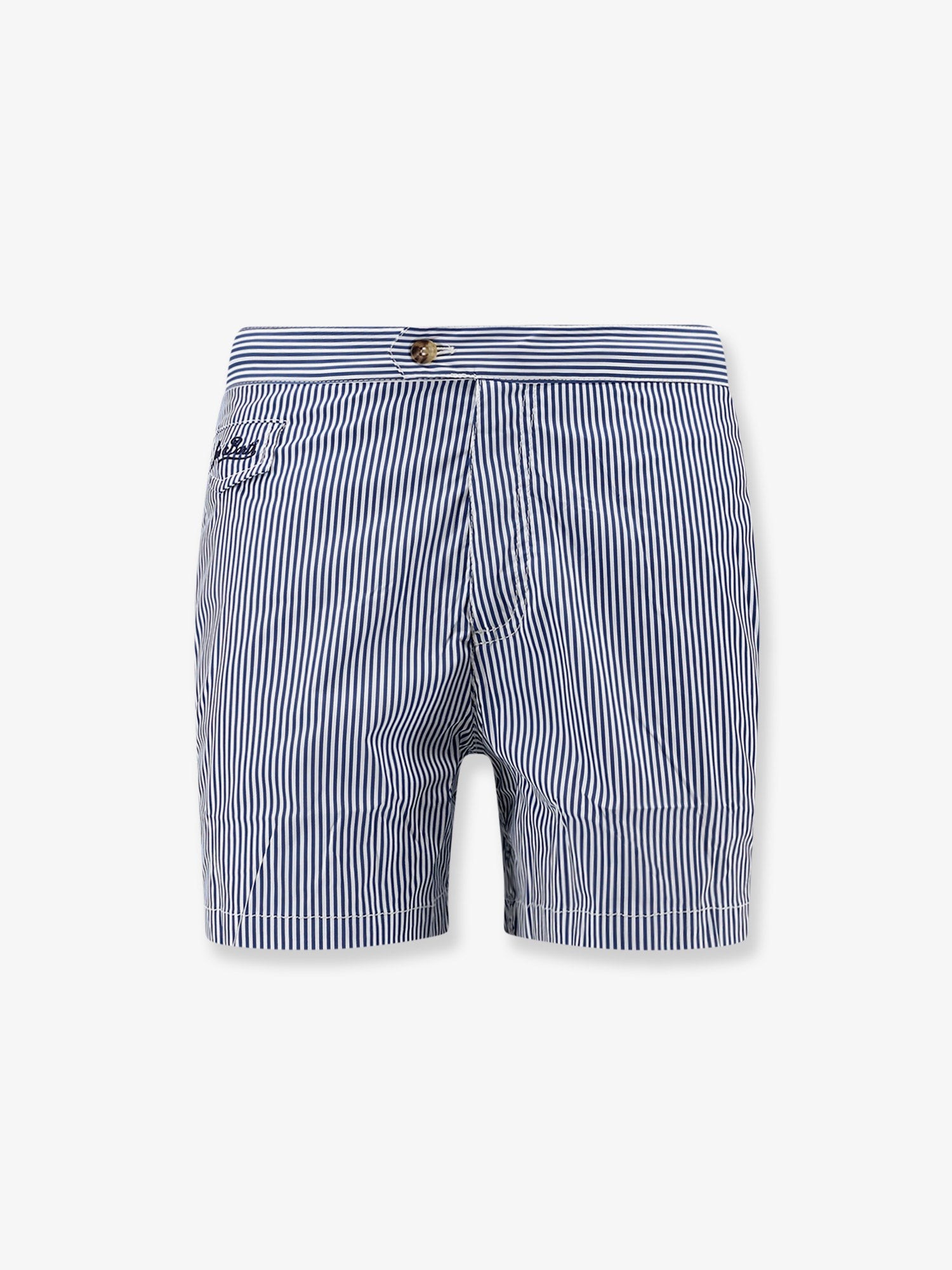 MC2 SAINT BARTH Harrys Nylon Swim Shorts With Striped Print