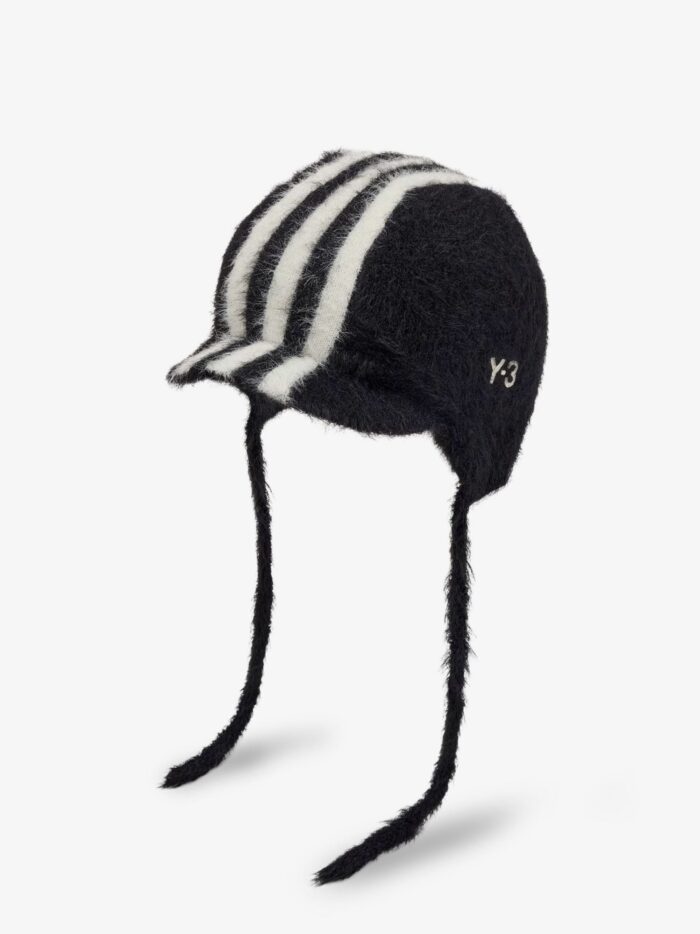 adidas y 3 hat with earflaps and drawstrings ADIDAS Y-3 Hat With Earflaps And Drawstrings