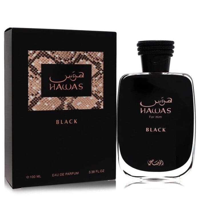 Hawas Black By Rasasi - Eau De Parfum Spray 3.3 Oz