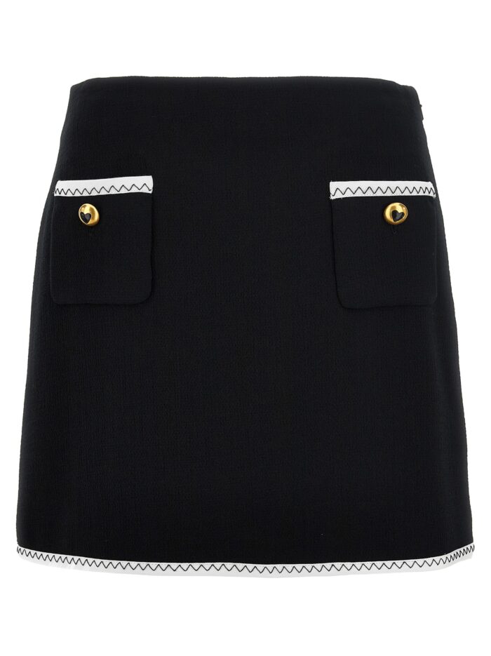 moschino heart button skirt Moschino Heart Button Skirt