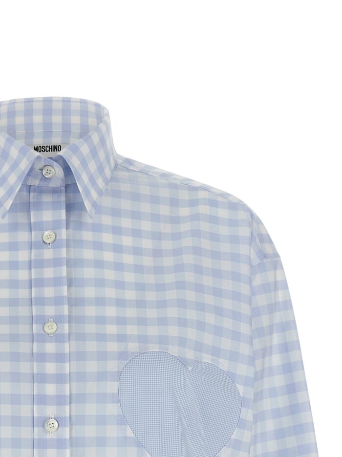 Moschino 'Heart' Vichy Shirt