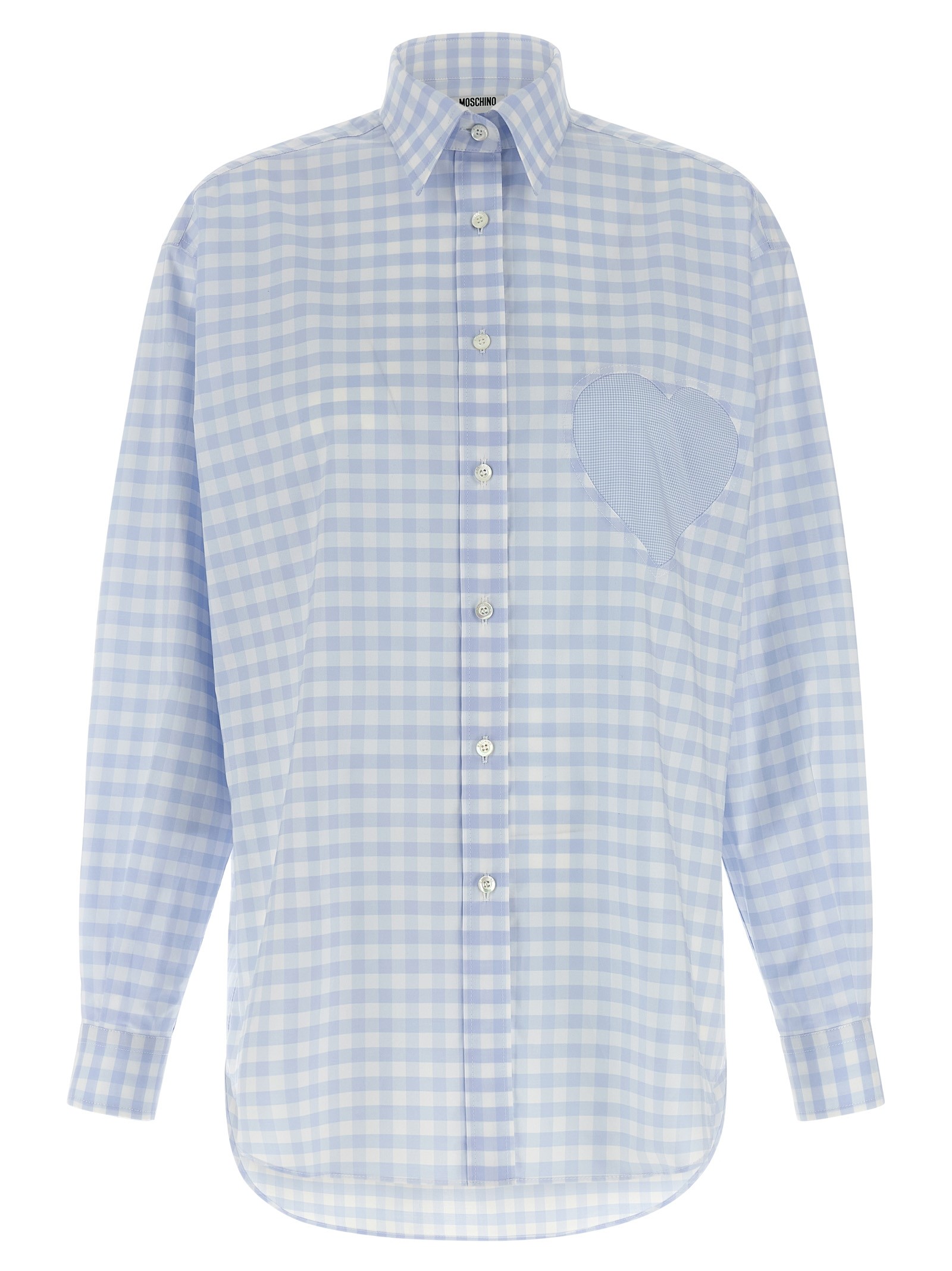 Moschino 'Heart' Vichy Shirt