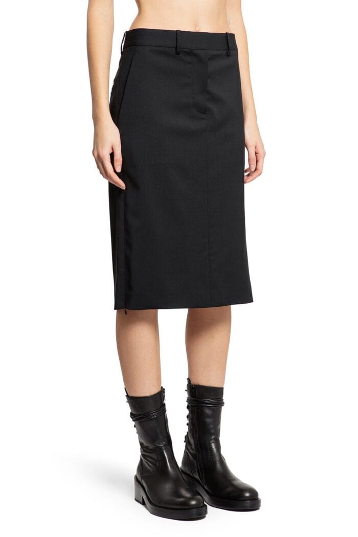 HELMUT LANG Car Zip Skirt