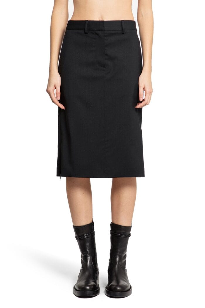 HELMUT LANG Car Zip Skirt