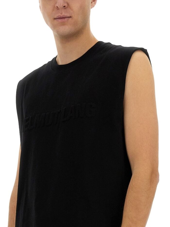 Helmut Lang EMBOSSED LOGO TANK TOP