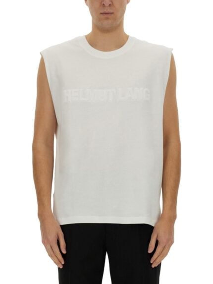 Helmut Lang EMBOSSED LOGO TANK TOP
