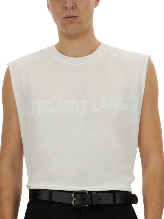 Helmut Lang EMBOSSED LOGO TANK TOP
