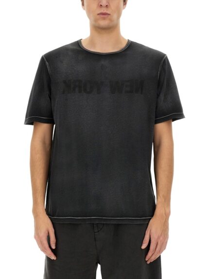 Helmut Lang "GARMENT-DYED NEW YORK" T-SHIRT