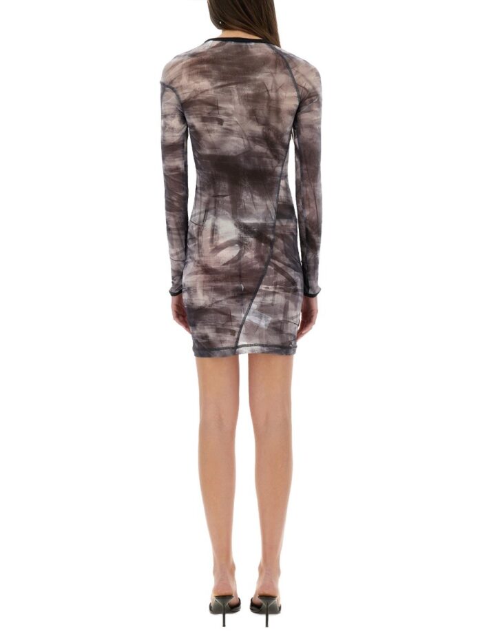 Helmut Lang "SCRIBBLE TWISTED" DRESS