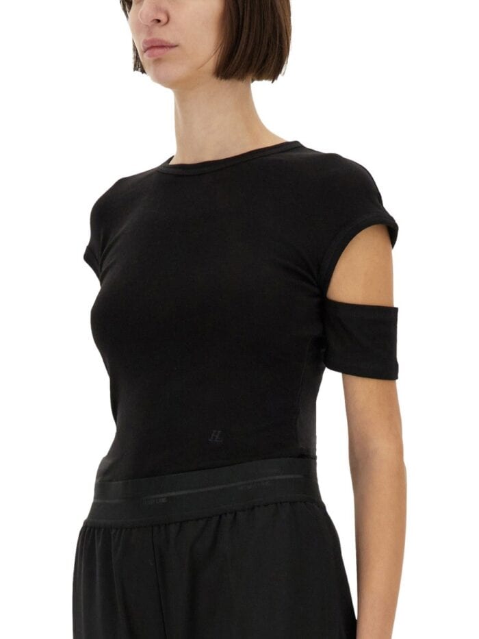 Helmut Lang "SLASHED SHRUNKEN" T-SHIRT