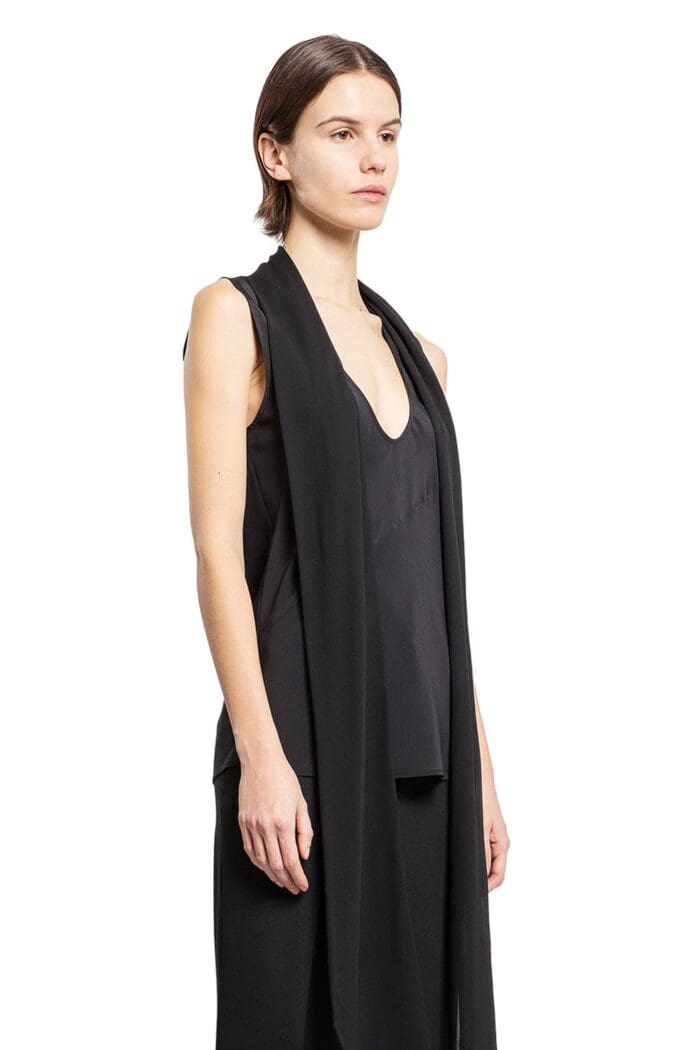 HELMUT LANG Sleeveless Scarf Top