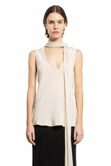 HELMUT LANG Sleeveless Scarf Top