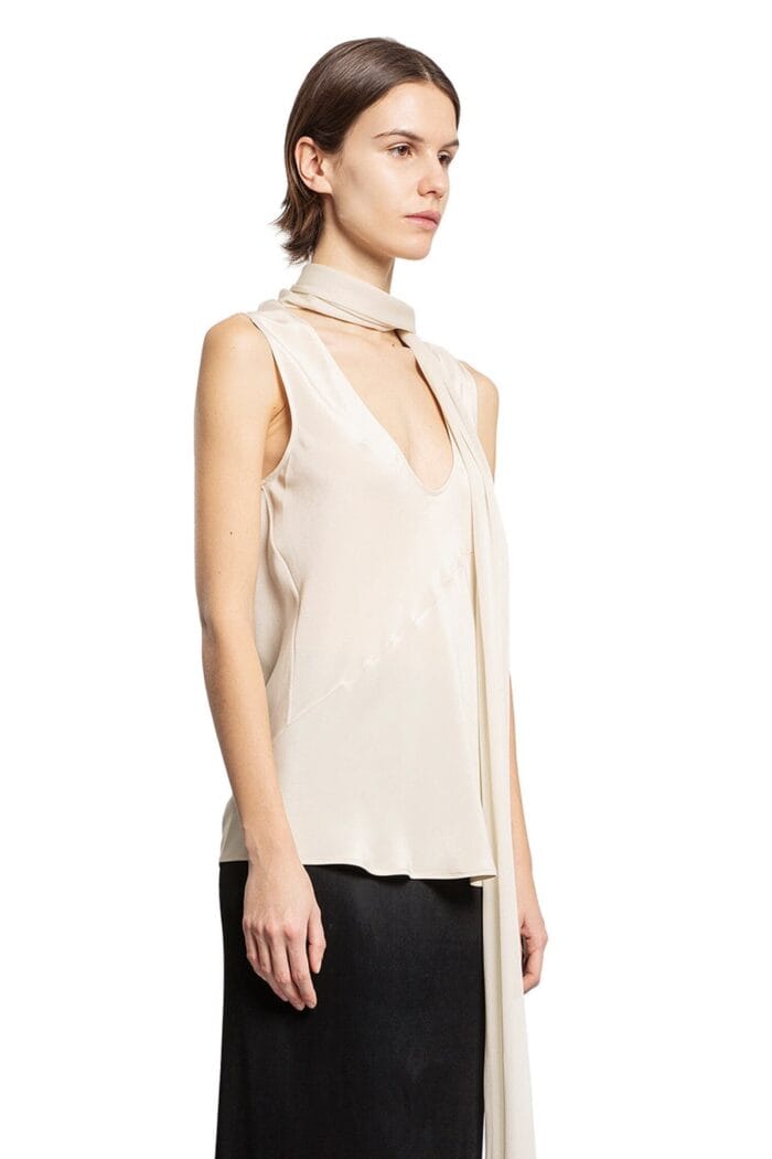 HELMUT LANG Sleeveless Scarf Top