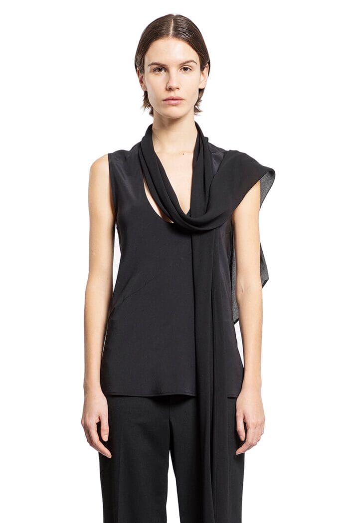 HELMUT LANG Sleeveless Scarf Top