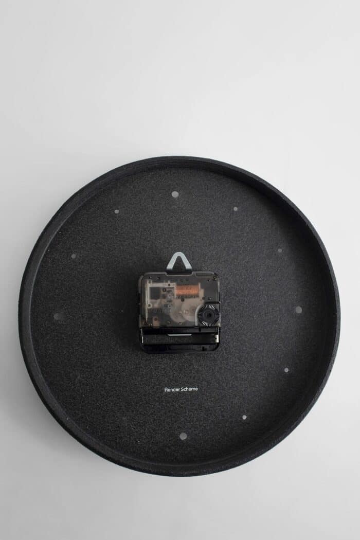 HENDER SCHEME Cow Leather Clock