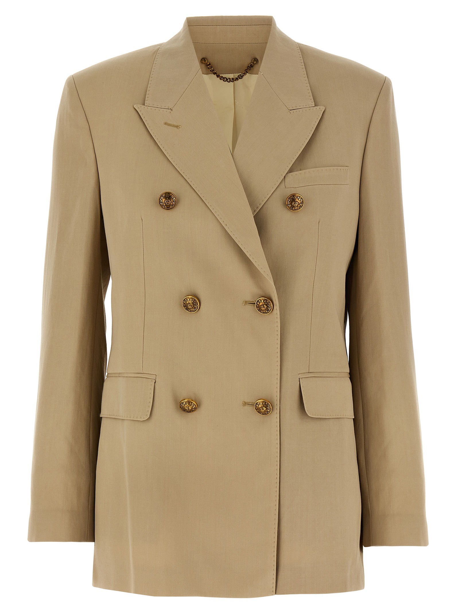 Golden Goose Deluxe Brand Heraldic Buttons Blazer