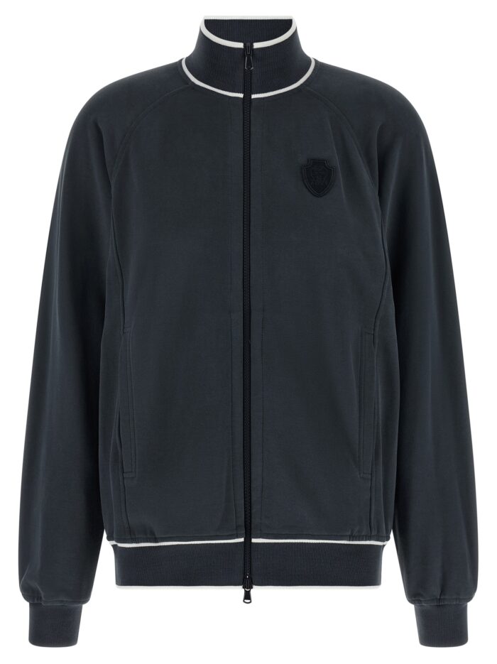 brunello cucinelli heraldic patch sweatshirt Brunello Cucinelli Heraldic Patch Sweatshirt