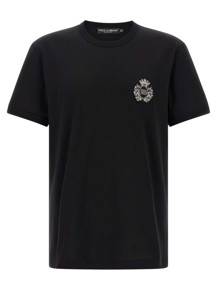dolce & gabbana heraldic patch t shirt Dolce & Gabbana Heraldic Patch T-shirt