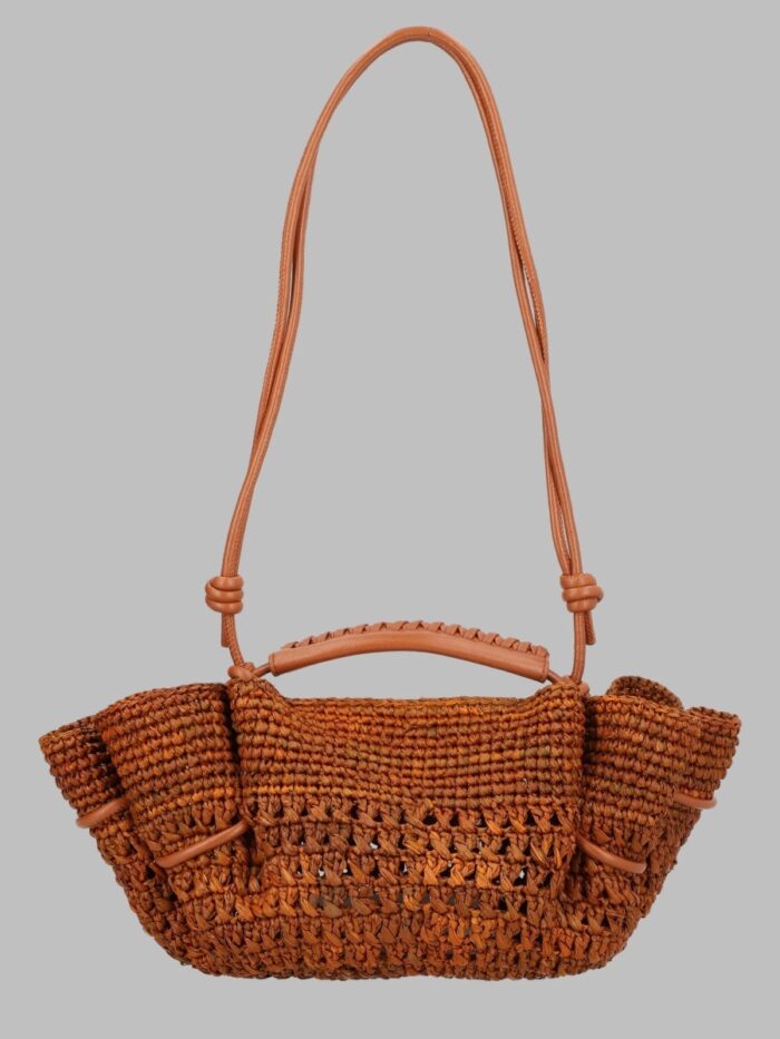 hereu borsa "arta" mini in rafia crochet HEREU BORSA "ARTA" MINI IN RAFIA CROCHET