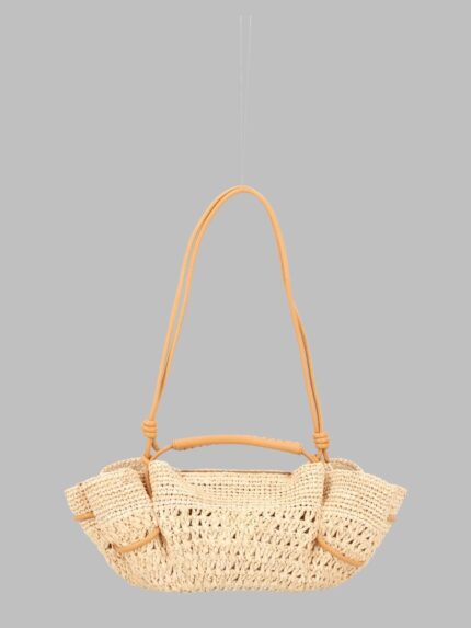 HEREU BORSA "ARTA" MINI IN RAFIA CROCHET