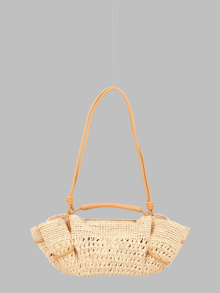 HEREU BORSA "ARTA" MINI IN RAFIA CROCHET