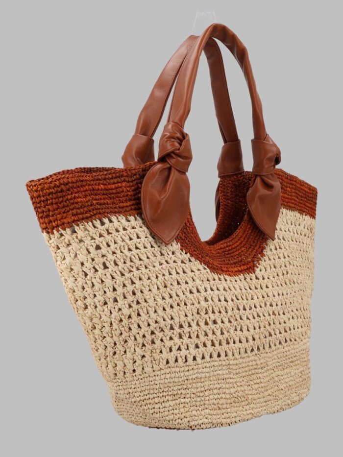HEREU BORSA "FONOL" IN RAFIA