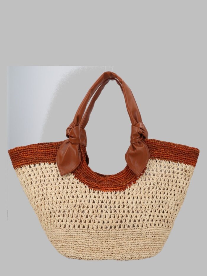 HEREU BORSA "FONOL" IN RAFIA