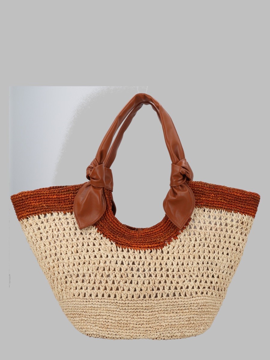 HEREU BORSA "FONOL" IN RAFIA