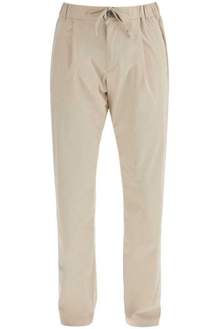 HERNO Beige Nylon Straight Pants