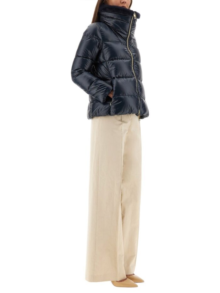 Herno DOWN JACKET WITH LINED COLLAR