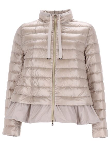 Herno DOWN JACKET WITH RUFFLES