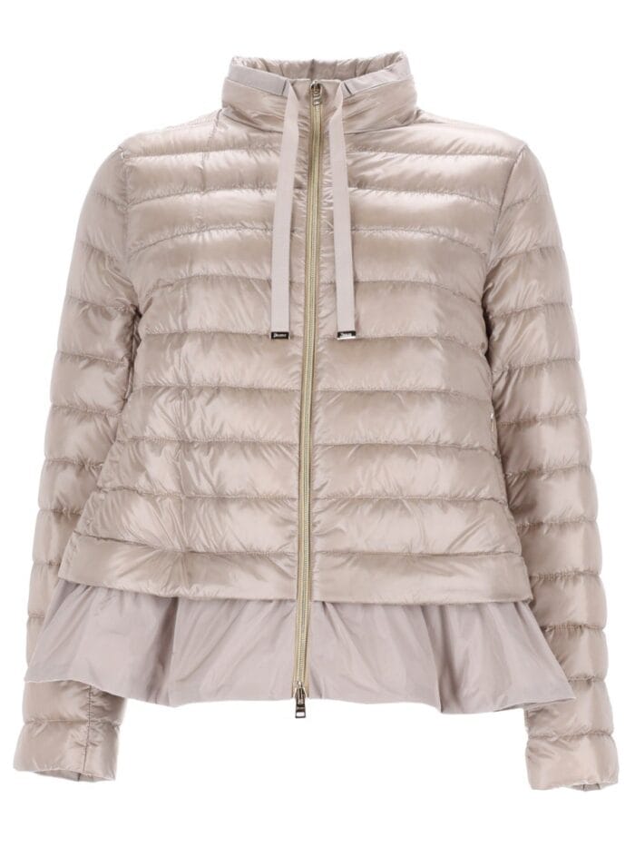 Herno DOWN JACKET WITH RUFFLES