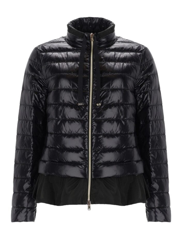 Herno DOWN JACKET WITH RUFFLES