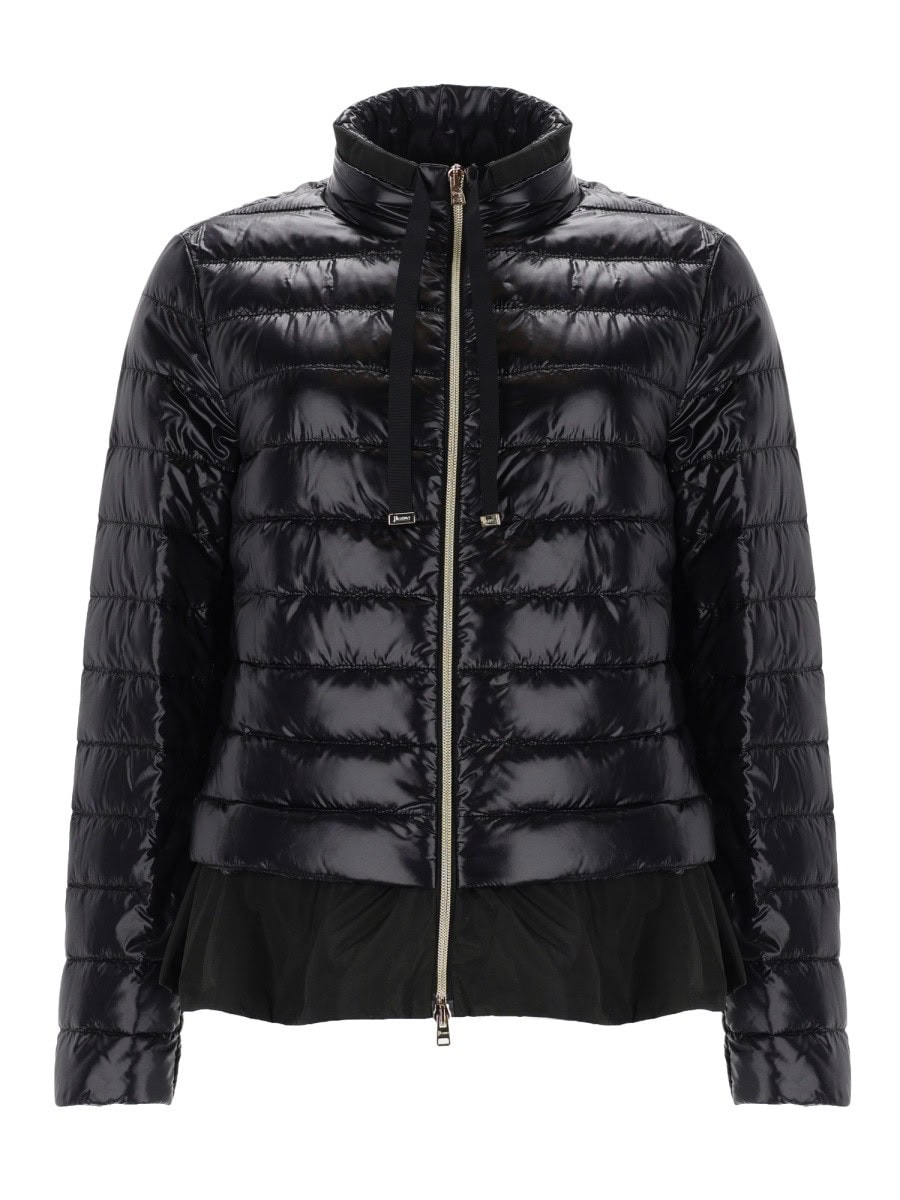 Herno DOWN JACKET WITH RUFFLES