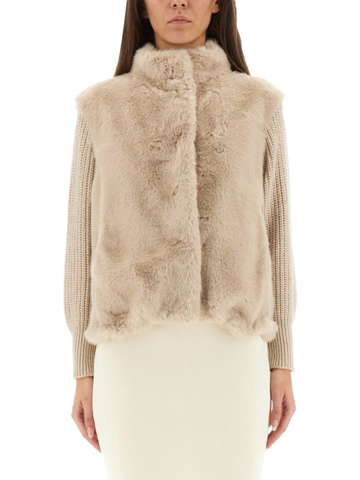 Herno FAUX MINK FUR RESORT JACKET