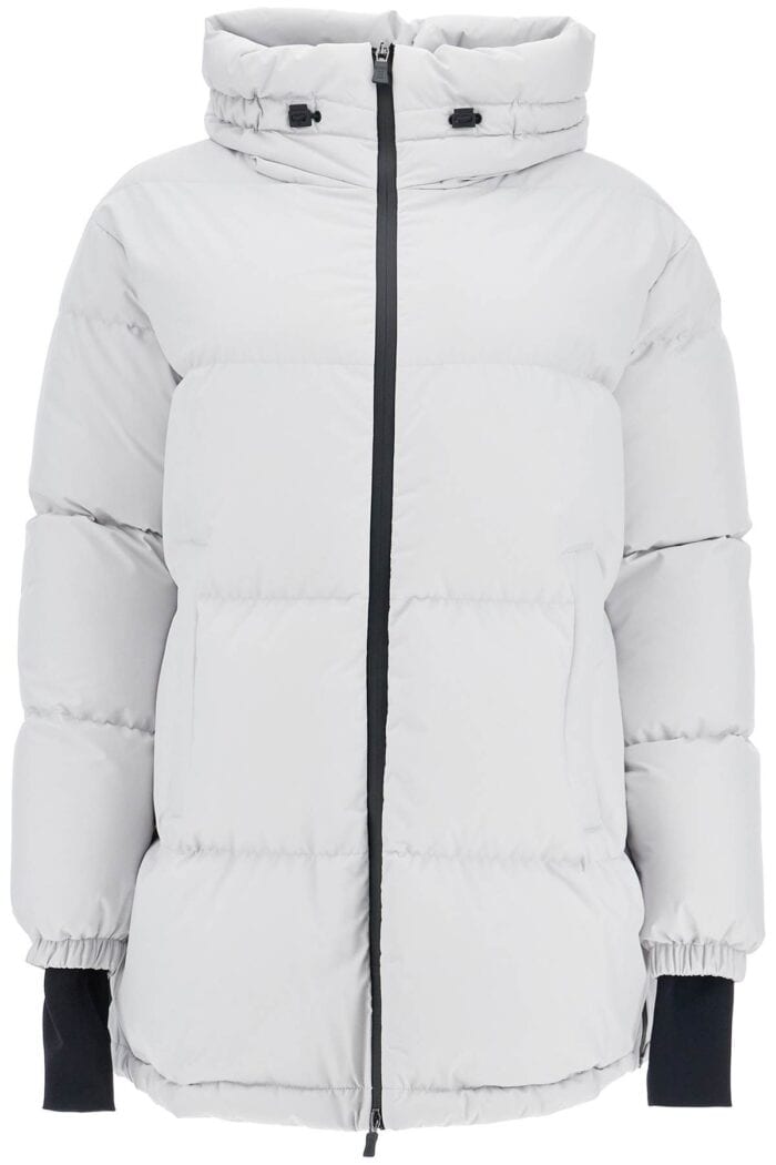 HERNO LAMINAR Long Down Jacket In Gore-tex In