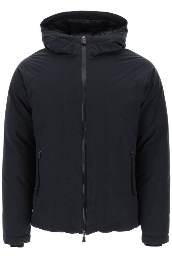 HERNO LAMINAR Ripstop Hooded Down Jacket