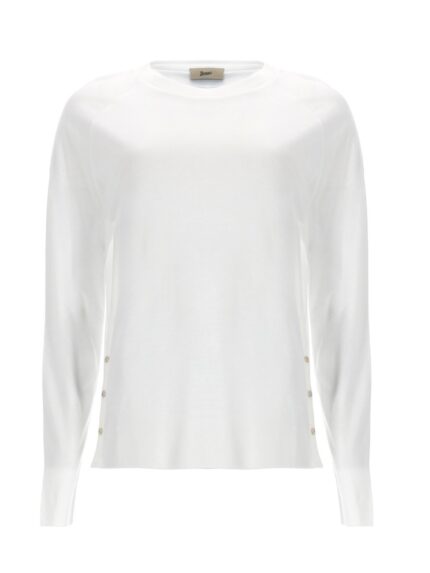 Herno MAGLIA CON BOTTONI LATERALI