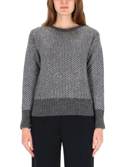 Herno METALLIC EFFECT SEQUIN JERSEY