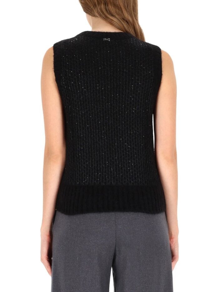 herno metallic effect sequined vest Herno METALLIC EFFECT SEQUINED VEST