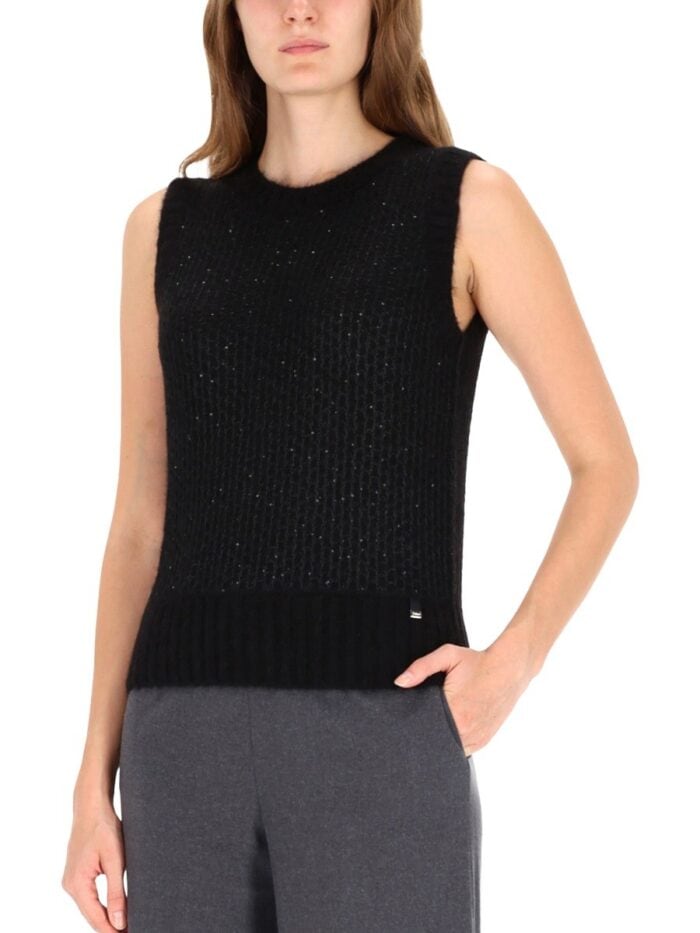 herno metallic effect sequined vest Herno METALLIC EFFECT SEQUINED VEST