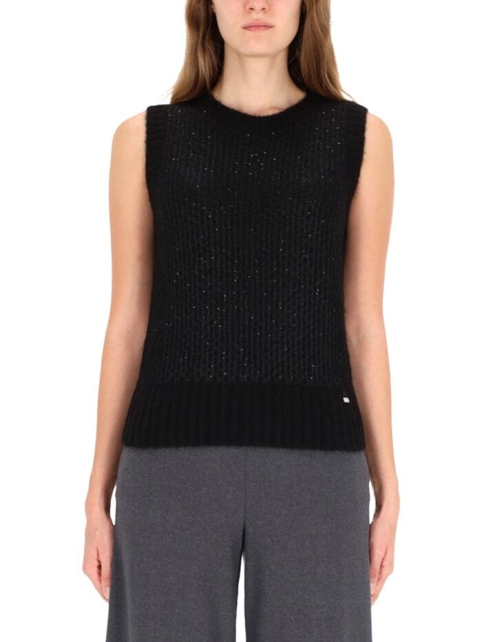 herno metallic effect sequined vest Herno METALLIC EFFECT SEQUINED VEST